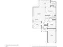 Detailed floorplan featuring dimensions of the layout of the home at 4722 Oak Hill Ln # 44, Sarasota, FL 34232