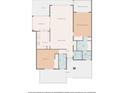 Layout of the home featuring two bedrooms, two baths, living, dining, sun room and screened porch at 5336 Huntingwood Ct # 24, Sarasota, FL 34235