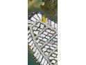 Aerial view of the community, showcasing its waterfront location and neighborhood layout at 36 N Starboard Dr, Venice, FL 34285