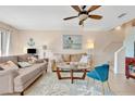 Bright living room with coastal decor and comfortable seating arrangement at 850 S Tamiami Trl # 624, Sarasota, FL 34236
