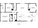Floorplan shows layout of home with bedrooms, bathrooms, kitchen, living room, and porch at 8226 Sweden Blvd, Punta Gorda, FL 33982