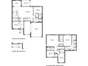Floor plan showcasing the layout of a two-story home with designated rooms and dimensions at 10708 Tippecanoe Pl, Parrish, FL 34219