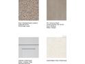 Carpet, tile, and cabinet selections for the home interior design at 15149 Cuzcorro Ct, Nokomis, FL 34275
