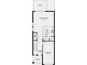 Floorplan showcasing the first floor layout with kitchen, great room, and garage at 15177 Cuzcorro Ct, Nokomis, FL 34275