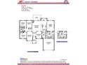 Detailed floor plan showcasing the layout with bedrooms, kitchen, Gathering room, and a two-car garage at 1798 Yalta Terr., North Port, FL 34286