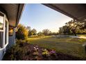 Scenic view of a large backyard with lush landscaping and a wooden fence, creating a tranquil outdoor space at 3717 Downer Ave, Sarasota, FL 34240
