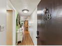 Hallway leads from the front door to the rest of the home at 4015 Lake Bayshore Dr # 108, Bradenton, FL 34205