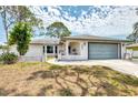 Charming home with covered front porch and attached garage, set in a serene neighborhood at 1271 Nantucket Rd, Venice, FL 34293