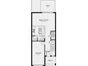 Main level floorplan featuring an open layout with a spacious great room and kitchen at 15184 Cuzcorro Ct, Nokomis, FL 34275