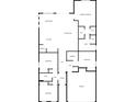 Detailed floor plan of the home showcasing the layout and room dimensions at 4119 Mossy Limb Ct, Palmetto, FL 34221