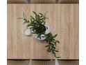 Stylized tabletop decor featuring greenery and a candle at 4549 Mcintosh Ln, Sarasota, FL 34232
