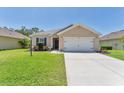 Charming single-story home with well-manicured lawn and two-car garage at 5717 71St E St, Palmetto, FL 34221