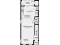 Detailed first floor plan showcasing the layout of the kitchen, great room, and dining area at 16554 San Nicola Pl, Lakewood Ranch, FL 34211