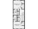 Upstairs floor plan featuring a primary suite, secondary bedroom, and two bathrooms for comfortable living at 16554 San Nicola Pl, Lakewood Ranch, FL 34211