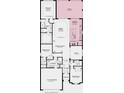 Detailed floorplan showcasing the layout of the home, including the primary suite, lanai, and two car garage at 3607 Santa Caterina Blvd, Bradenton, FL 34211