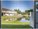 Scenic water view from the backyard, offering a peaceful and serene atmosphere at 4103 Foristall Ave # 4103, Sarasota, FL 34233