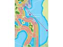 Community map showing lot locations in relation to lake access and other community amenities at 8563 Sea Mist Loop, Sarasota, FL 34240