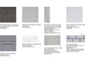 Selection of interior finishes, including flooring, countertops, backsplash, and cabinetry for a cohesive design at 3118 Torta Ct, Bradenton, FL 34211