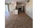 Functional kitchen with stainless steel appliances and tile flooring for easy maintenance at 4035 S School Ave # D3, Sarasota, FL 34231