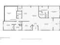 Detailed floor plan showcasing layout with primary bedroom, living room, kitchen, office, and lanai dimensions at 8541 Whispering St, Sarasota, FL 34240