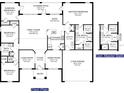 Detailed floor plan showcasing the layout with a spacious Gathering room, kitchen, and Primary bedroom at Tbd Longstroth Ave, North Port, FL 34288