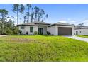 Attractive single-story home with a well-maintained lawn and a two-car garage, blending comfort and style at 2638 Hagerick Ln, North Port, FL 34288