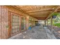 The outdoor patio of the home offers a great area for relaxing at 4122 Old Bradenton Rd, Sarasota, FL 34234
