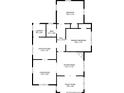 Floorplan showing layout of bedrooms, bathrooms, kitchen, laundry, living room, sitting room and Gathering room at 2330 7Th W Ave, Bradenton, FL 34205