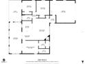 Detailed floor plan showcasing 1627 square feet, highlighting room dimensions and layout for the entire home at 5639 Blount Ave, Sarasota, FL 34231
