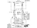 Lot drainage plan and plot plan showing lot lines and dimensions at 8583 Big Dipper Dr, Sarasota, FL 34241