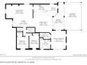 Detailed floorplan of the home showcasing layout, room dimensions, and approximate square footage at 5074 Flagstone Dr, Sarasota, FL 34238