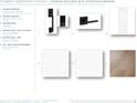 Interior design selections including door hardware, paint colors, and flooring options for a customizable home at 12996 Morning Mist Pl, Venice, FL 34293