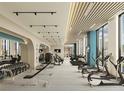 Well-equipped gym featuring state-of-the-art equipment, including treadmills, ellipticals, and weightlifting stations at 555 Quay Cmn # 1903, Sarasota, FL 34236