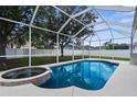 Screened-in pool, spa, and a backyard great for entertaining and relaxing at 5981 Willows Bridge Loop, Ellenton, FL 34222