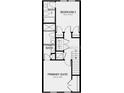 Second floor plan with primary suite, bedroom 2, and laundry at 16546 San Nicola Pl, Bradenton, FL 34211