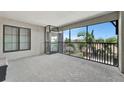 Enjoy outdoor living on this screened lanai with views of the community at 5695 Palmer Cir # 203, Bradenton, FL 34211