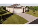 Attractive single-story home boasts a two-car garage, manicured lawn, and spacious driveway at 4515 Boxelder Avenue, Parrish, FL 34219