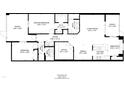 Detailed floorplan showing layout including Primary bedroom, living room, kitchen, and outdoor porch at 5604 Palmer Cir # 103, Bradenton, FL 34211