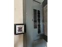 Image of the home's electrical panel, showing the breaker switches and amperage ratings at 4959 Habana Dr, Sarasota, FL 34235