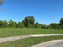 Spacious vacant lot ready for development with lush greenery and mature trees at 481 Saturn Ave, Sarasota, FL 34243