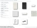 A compilation of kitchen components including cabinetry, hardware, countertop, backsplash, flooring, faucet and sink at 12936 Morning Mist Pl, Venice, FL 34293