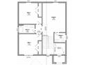 Second-floor plan featuring two bedrooms, bonus room, and bathrooms, illustrating the layout and dimensions at 7809 20Th W Pl, Bradenton, FL 34209