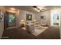 Comfortable living room with ample natural light, neutral furniture, and an inviting atmosphere at 1208 Francis Ave, Sarasota, FL 34232