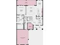 An open-concept first-floor plan featuring a Primary Suite, Great Room, and 3-Car Garage at 16415 Star Grass Cir, Bradenton, FL 34211