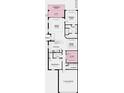 A detailed floor plan showcasing the layout of the home, including bedrooms, bathrooms, and living spaces at 3114 Torta Ct, Bradenton, FL 34211