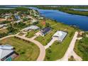 Birds-eye view of waterfront home community and location at 2073 Treasure Ln, Punta Gorda, FL 33982