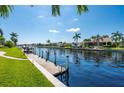Private dock with access to a serene canal at 2505 Rio Tiber Dr, Punta Gorda, FL 33950