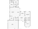 Floor plan showcasing a spacious layout with multiple bedrooms and living areas at 8430 Acorn Blvd, Punta Gorda, FL 33982