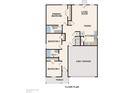 3-bedroom, 2-bathroom home floor plan with 2-bay garage and porch at 27093 N Twin Lakes Dr, Punta Gorda, FL 33955