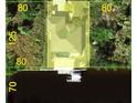 Bird's-eye view showing house, pool, and canal at 18029 Ohara Dr, Port Charlotte, FL 33948